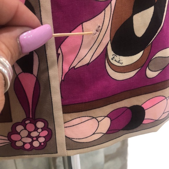 Vintage Emilio Pucci floral sleeveless coat dress - Picture 16 of 16